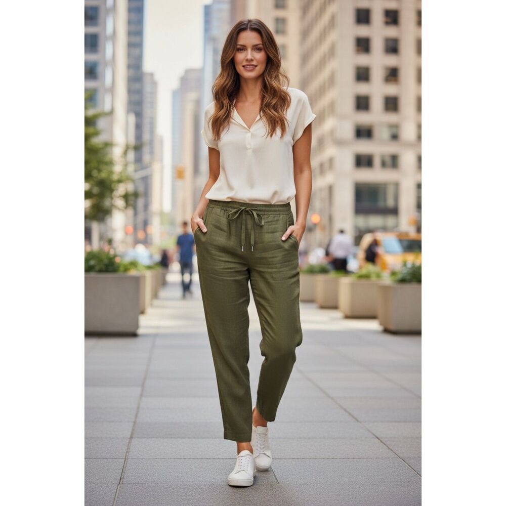 Banana Republic Green Pants Size M - New With Tags